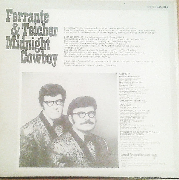 Ferrante & Teicher : Midnight Cowboy (LP, Album)