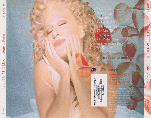 Bette Midler : Bette Of Roses (CD, Album, Club)