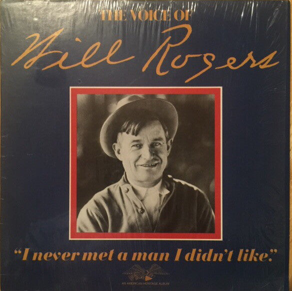 Will Rogers (2) : The Voice of Will Rogers (LP)