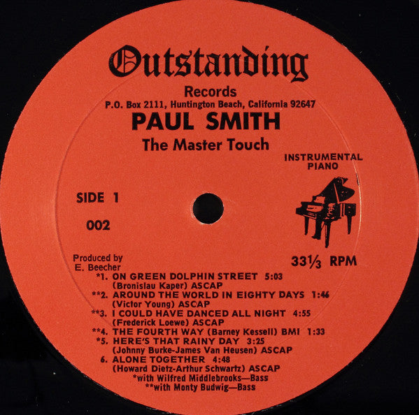 Paul Smith (5) : The Master Touch (LP)