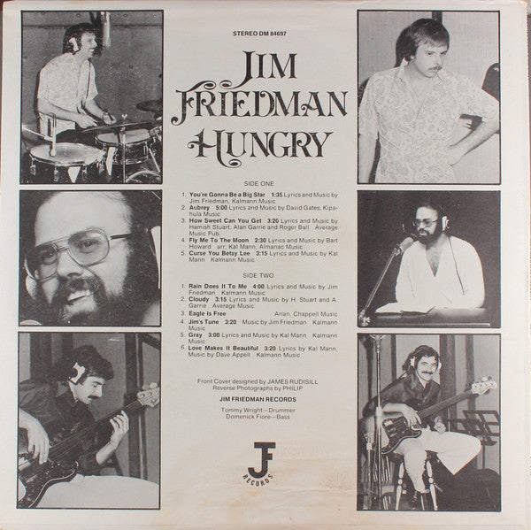 Jim Friedman (4) : Hungry (LP)