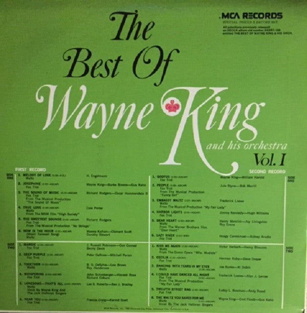 Wayne King And His Orchestra : The Best Of Wayne King And His Orchestra (2xLP, Comp, Mono)