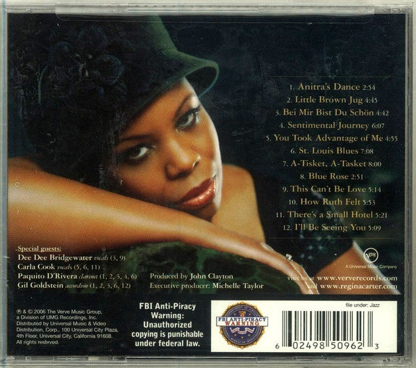 Regina Carter : I'll Be Seeing You: A Sentimental Journey (CD, Album)