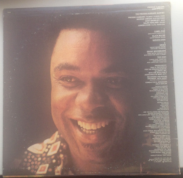 Freddie Hubbard : High Energy (LP, Album)