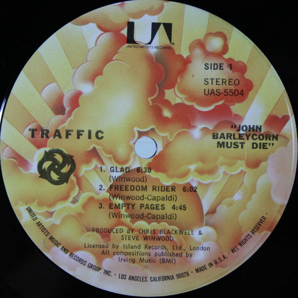 Traffic : John Barleycorn Must Die (LP, Album, RE)