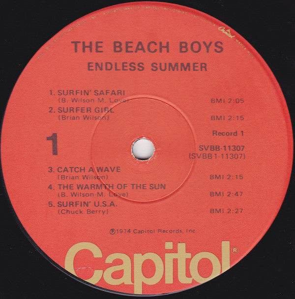 The Beach Boys : Endless Summer (2xLP, Comp, Win)