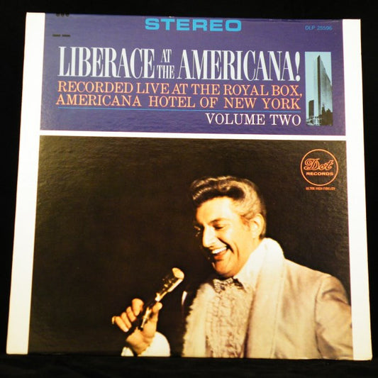 Liberace : Liberace At The Americana! Vol. 2 (LP, Album)