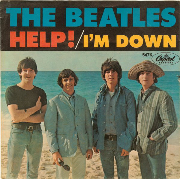 The Beatles : Help! / I’m Down (7", Single, Scr)