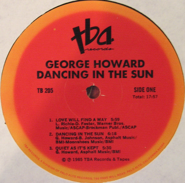 George Howard : Dancing In The Sun (LP, Album)