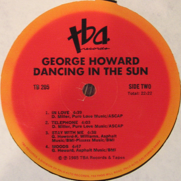 George Howard : Dancing In The Sun (LP, Album)