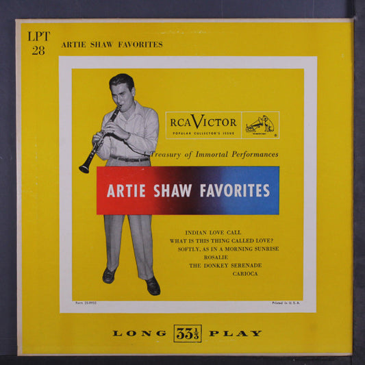 Artie Shaw : Artie Shaw Favorites (10", Album, Comp)