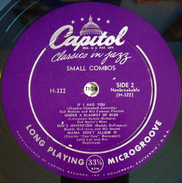 Various : Small Combos (10", Comp, Mono)