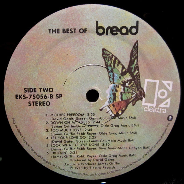 Bread : The Best Of Bread (LP, Comp, RE, SP )