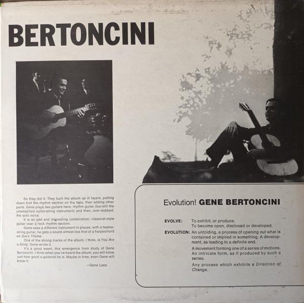 Gene Bertoncini : Evolution! (LP, Album, Gat)