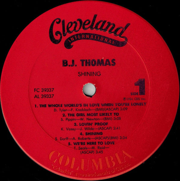 b.j thomas the whole コレクション レコード