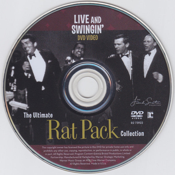 The Rat Pack : Live And Swingin': The Ultimate Rat Pack Collection (CD, Album + DVD-V)