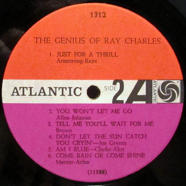 Ray Charles : The Genius Of Ray Charles (LP, Album, Mono, RE, Bla)