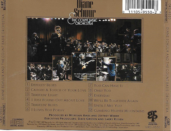 Diane Schuur & Count Basie Orchestra : Diane Schuur And The Count Basie Orchestra (CD, Album)