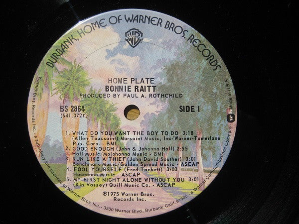 Bonnie Raitt : Home Plate (LP, Album, Jac)