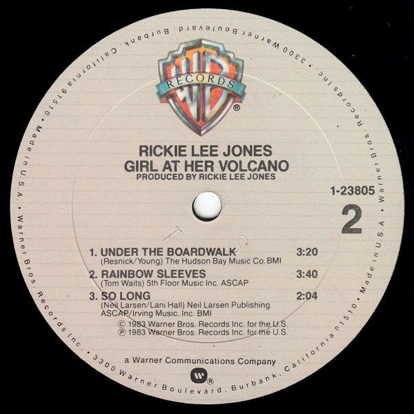 Rickie Lee Jones : Girl At Her Volcano (10", Album, EP)