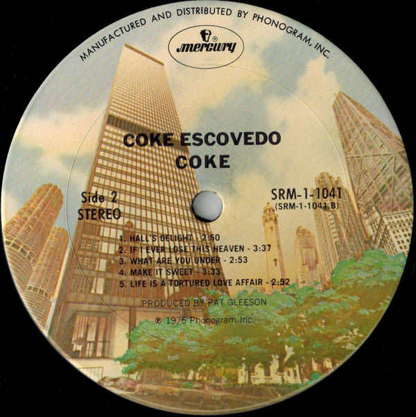 Coke Escovedo : Coke (LP, Album, Pit)