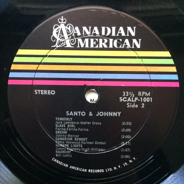 Santo & Johnny : Santo & Johnny (LP, Album, RP)