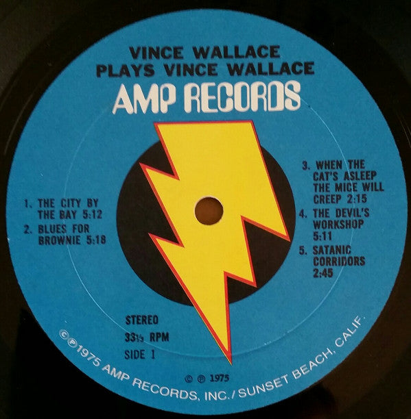 Vince Wallace : Vince Wallace Plays Vince Wallace (LP, Album)