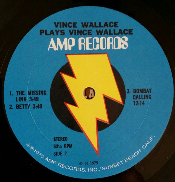 Vince Wallace : Vince Wallace Plays Vince Wallace (LP, Album)