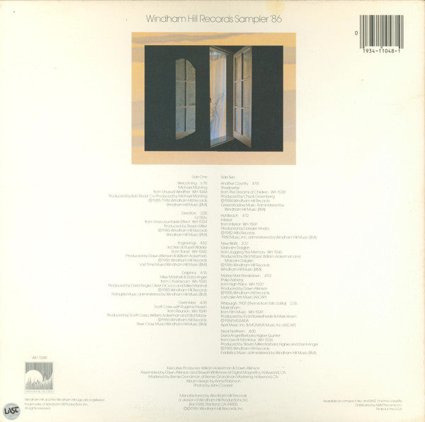 Various : Windham Hill Records Sampler '86 (LP, RE, Smplr, EMW)