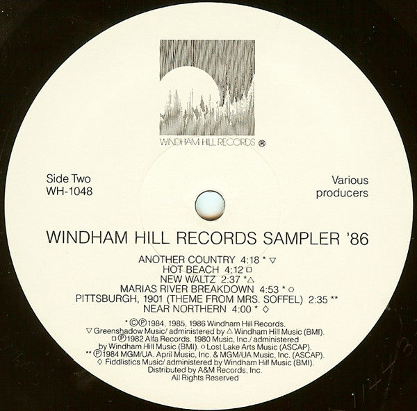 Various : Windham Hill Records Sampler '86 (LP, RE, Smplr, EMW)