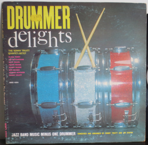 The Sonny Truitt Quintet/Octet : Drummer Delights. Jazz Band Music Minus One Drummer  (LP)