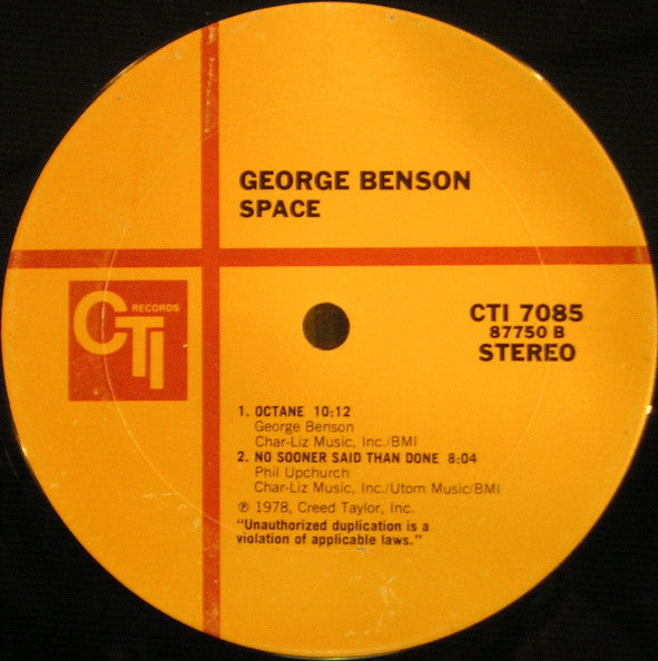 George Benson : Space (LP, Album)