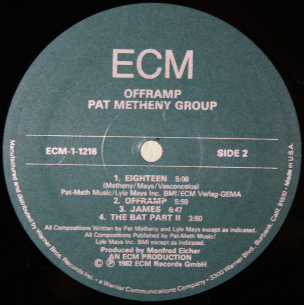 Pat Metheny Group : Offramp (LP, Album)