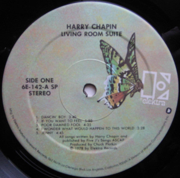 Harry Chapin : Living Room Suite (LP, Album, SRC)