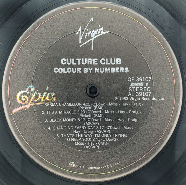 Culture Club : Colour By Numbers (LP, Album, Pit)