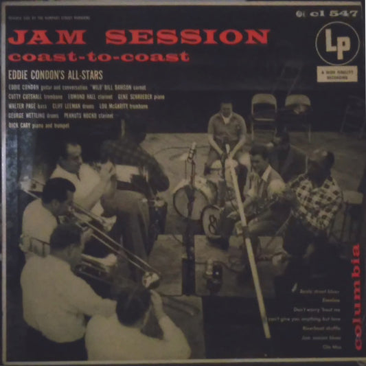 Eddie Condon And His All-Stars / The Rampart Street Paraders : Jam Session Coast-To-Coast (LP, Album, Mono, Six)