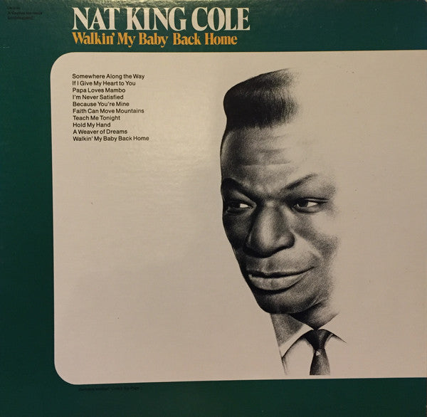 Nat King Cole : Walkin' My Baby Back Home (LP, Album, RE)