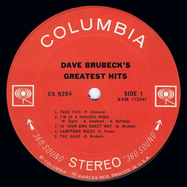 Buy Dave Brubeck : Dave Brubeck's Greatest Hits (LP, Comp) Online For A ...