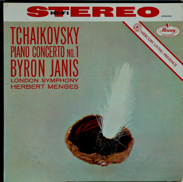 Pyotr Ilyich Tchaikovsky, Byron Janis, The London Symphony Orchestra, Herbert Menges : Piano Concerto No. 1 (LP)