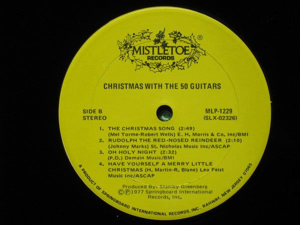 The Fifty Guitars : Christmas With The 50 Guitars (LP, Album)