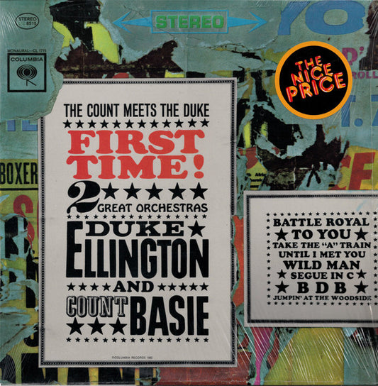 Duke Ellington And Count Basie : First Time! The Count Meets The Duke (LP, Album, RE)