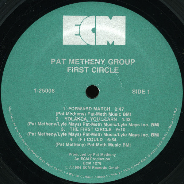 Pat Metheny Group : First Circle (LP, Album)