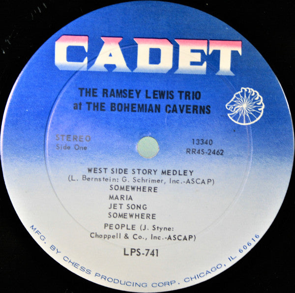 The Ramsey Lewis Trio : At The Bohemian Caverns (LP, Album, RE, Ind)