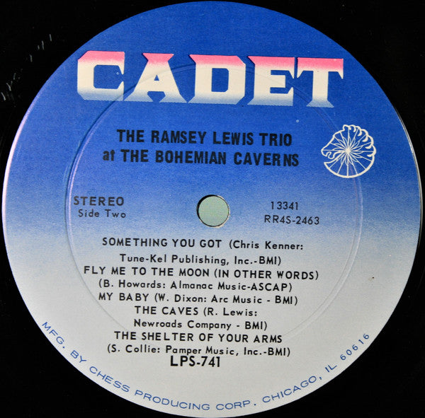 The Ramsey Lewis Trio : At The Bohemian Caverns (LP, Album, RE, Ind)