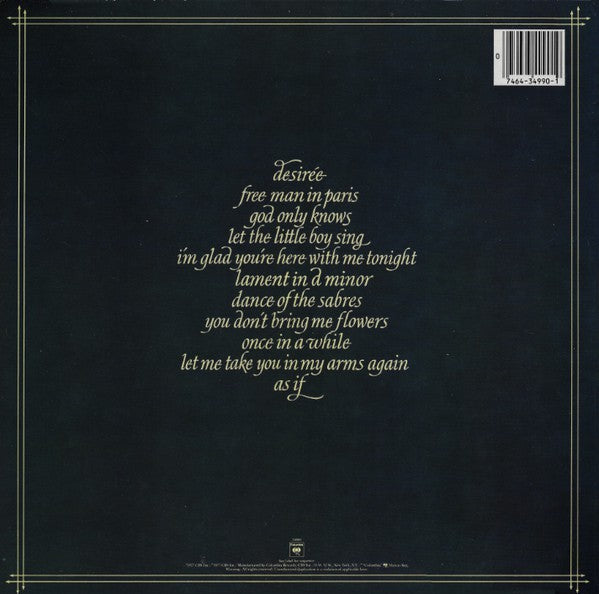 Neil Diamond : I'm Glad You're Here With Me Tonight (LP, Album, RE, San)