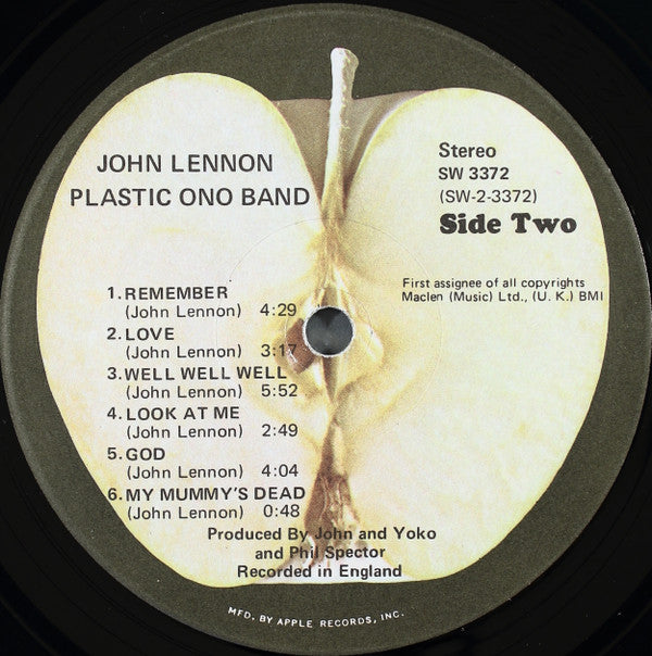 John Lennon / The Plastic Ono Band : John Lennon / Plastic Ono Band (LP, Album, Win)