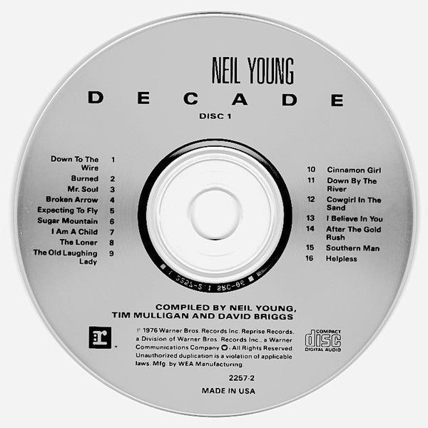 Neil Young : Decade (2xCD, Comp, RE, SRC)