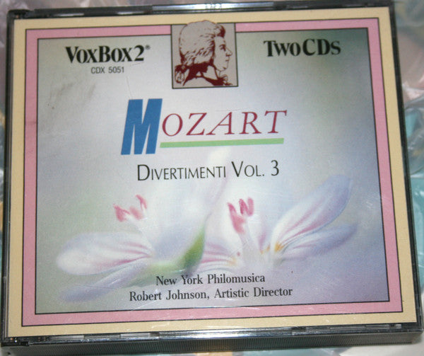 Wolfgang Amadeus Mozart : Divertimenti, Vol. III (2xCD, RE)