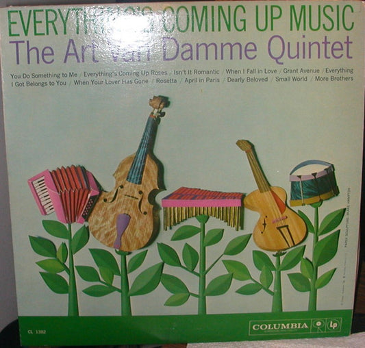 The Art Van Damme Quintet : Everything's Coming Up Music (LP, Mono)