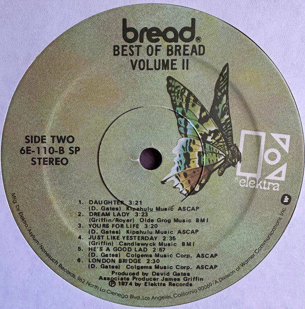 The best 2024 of the bread vinyl